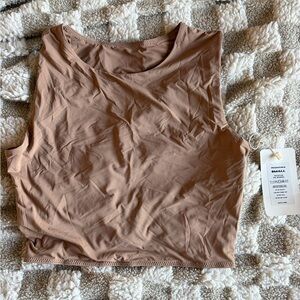 Tan Sleeveless Top